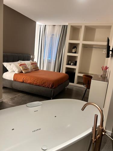 Posezení v ubytování Morris Rooms