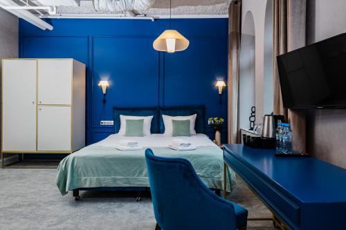 Кровать или кровати в номере Focus Premium Apartments by Focus Hotels