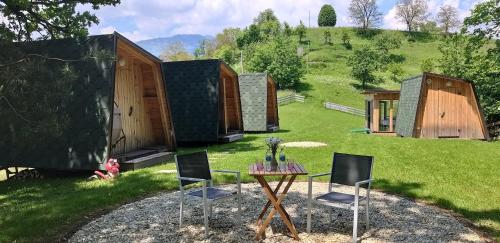 Zahrada ubytování Glamping Health Resort