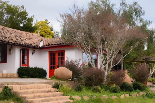 Κήπος έξω από το Casa de Campo en la costa de Pelluhue