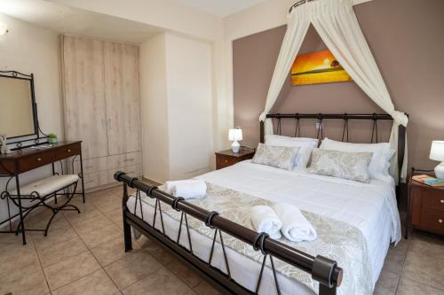 Ένα ή περισσότερα κρεβάτια σε δωμάτιο στο Villa Elisabeth