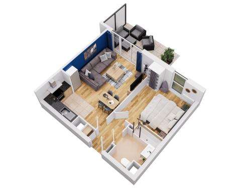 Gallery image of DisneyLand 13min - KingSize Bed - Private Parking - Terrace - Calm Village in Ferrières-en-Brie