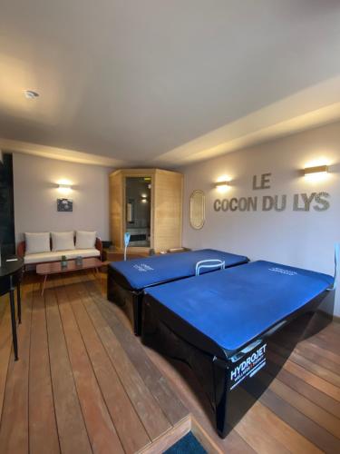 Stolní tenis v ubytování Le Lys Écossais nebo okolí
