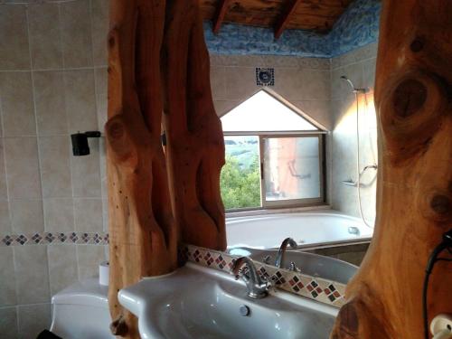 Koupelna v ubytování Casa Cuento