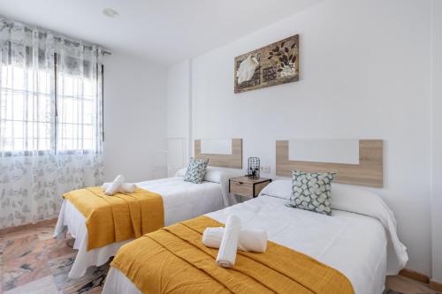 Ένα ή περισσότερα κρεβάτια σε δωμάτιο στο Villa cacin