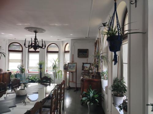 Khu vực ghế ngồi tại Villart vendégház