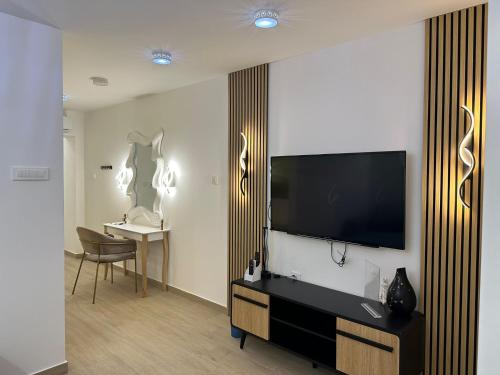 TV a/nebo společenská místnost v ubytování Guest House Sidro