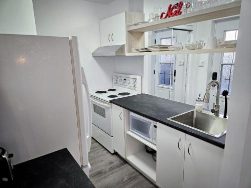 Una cocina o cocineta en Le 4 Saisons 4