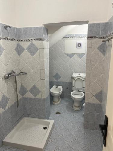 Bilik mandi di Apartaments Rraku