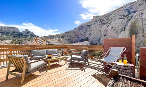 Villa Pita, Piscine au cœur des Goudes
