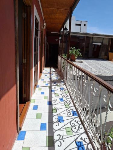 Μπαλκόνι ή βεράντα στο Hostal Lluvia de Oro