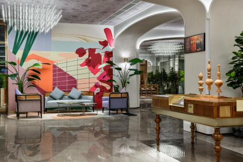 Mercure Shenzhen Nanshanにあるシーティングエリア
