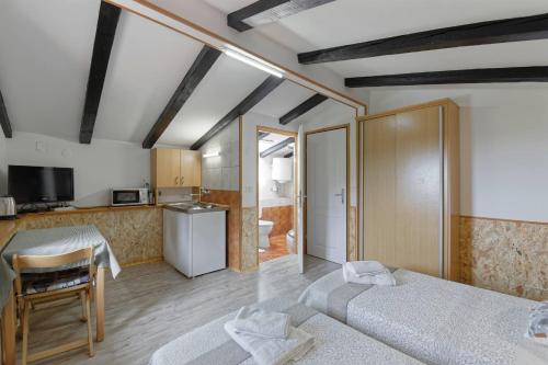 Kuchyň nebo kuchyňský kout v ubytování Apartments Smile by Rent Istria