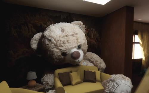 バンコクにあるKitsch Hotelの大白熊