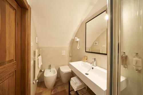 Salle de bains dans l'établissement Ai Terrazzini
