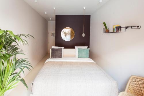 Cama o camas de una habitación en Jardin Secret