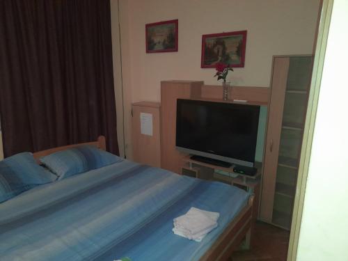 Postel nebo postele na pokoji v ubytování Guest house Mirijevski Konak