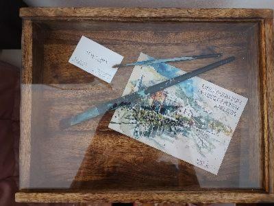 a picture of a painting with two pairs of scissors at Verona Relax & Stay APARTMENTS in Verona
