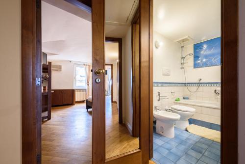 Koupelna v ubytování Via Posillipo 335