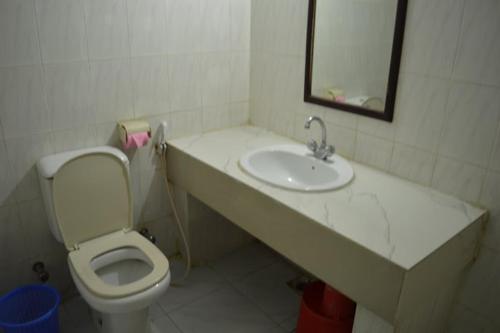 Ванная комната в Hotel Mishuk