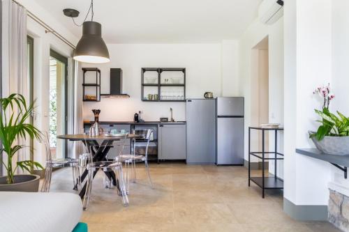 Η κουζίνα ή μικρή κουζίνα στο Casale Lorenzo Appartamenti