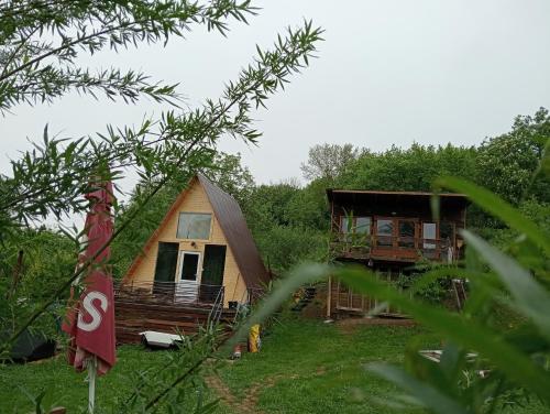 Zahrada ubytování Cabana Alexa Tășnad