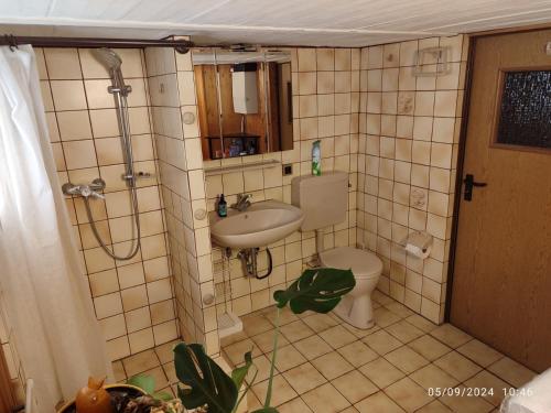 Kylpyhuone majoituspaikassa ADC Home