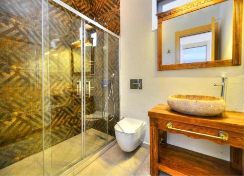 Ένα μπάνιο στο Villa Monte Telmesos