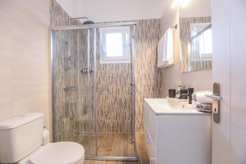 Koupelna v ubytování Smart Home Corfu