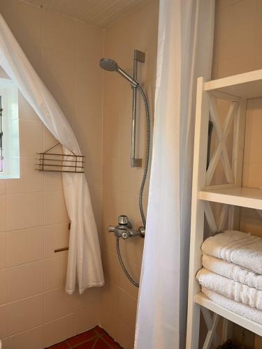 Koupelna v ubytování Sofie's Hus - Munkgaard