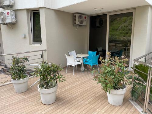 Balkón nebo terasa v ubytování Sea Glass Escape