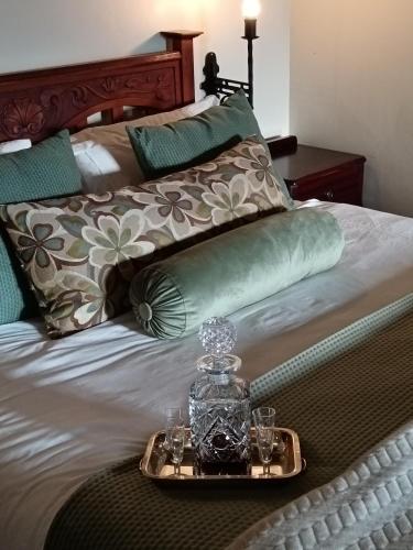 Ένα ή περισσότερα κρεβάτια σε δωμάτιο στο Inkungu Lodge