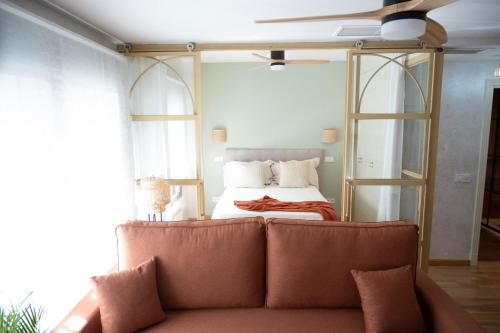 Χώρος καθιστικού στο Casa Rubia - Living Toledo