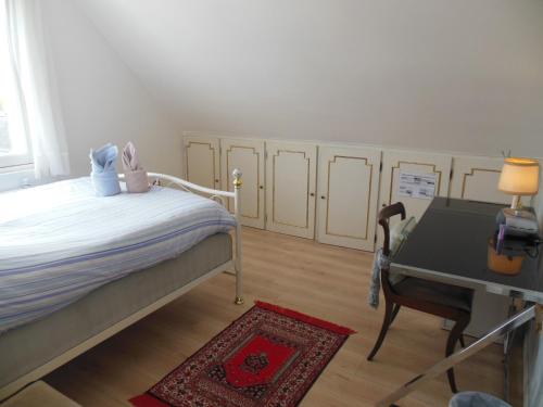 Postel nebo postele na pokoji v ubytování Maison avec vue sur Morgat