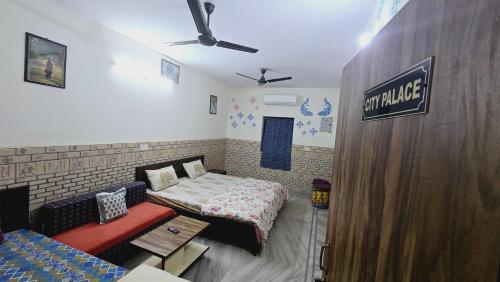 Katil atau katil-katil dalam bilik di Jaipur View