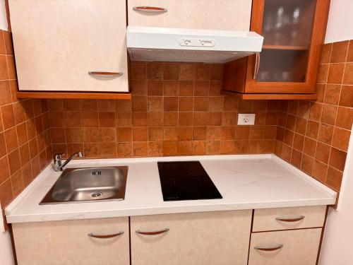 Apartments Mirjanaにあるキッチンまたは簡易キッチン