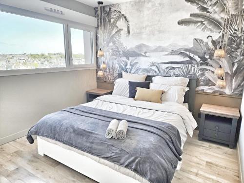 T2 design proche gare/Intra-M/Sillon, garage privé
