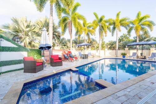 Swimmingpoolen hos eller tæt på Miami guesthome near airport