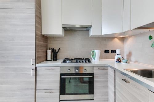 Η κουζίνα ή μικρή κουζίνα στο Residenza Quadrifoglio