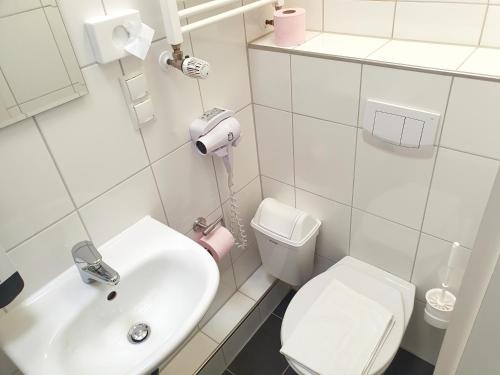Ένα μπάνιο στο Aparthotel Sanni