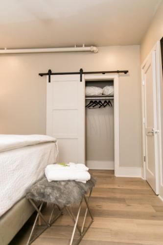 Postel nebo postele na pokoji v ubytování Harcol House