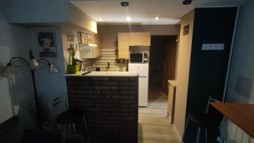 Dapur atau dapur kecil di Apart Radzice