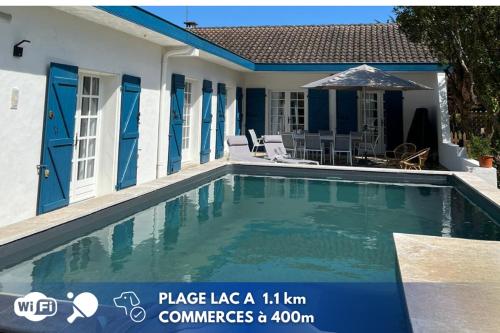*Villa Catalpas* Landaise, rénovée avec piscine