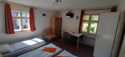 Postel nebo postele na pokoji v ubytování Vila Martin