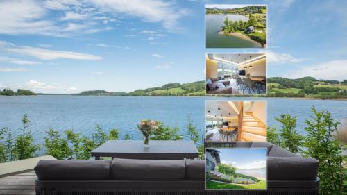 Exklusives Hideaway Seehaus LINDNERS LAKEHOUSE in ruhiger Bestlage mit privaten Sandstrand, eigenes Boot und SUPs