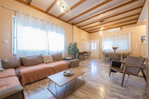 Χώρος καθιστικού στο Stardust Sanctum hideaway
