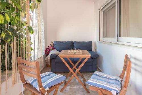 Χώρος καθιστικού στο Stardust Sanctum hideaway