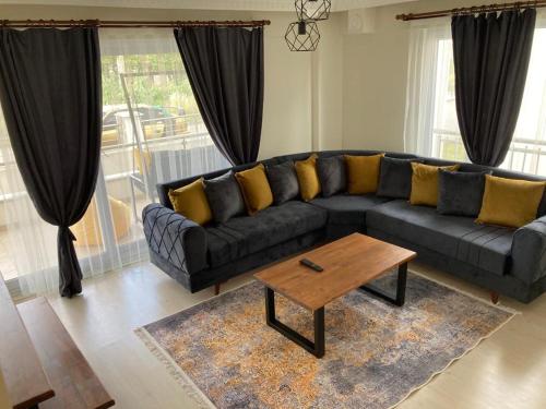 Ruang duduk di Moda Tatil Evleri