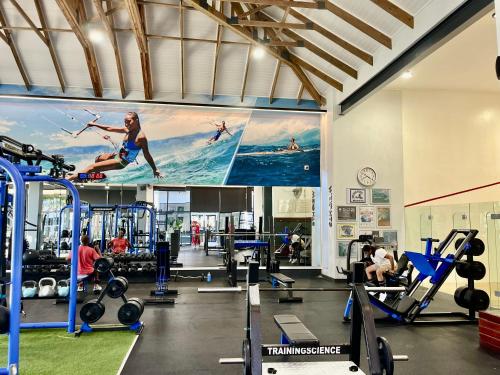 Fitness centrum a/nebo fitness zařízení v ubytování Ballito Splash