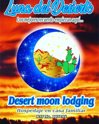 a greetings card for a moon landing with a cactus at LUNA DEL DESIERTO TATACOA 2DA SEDE in Villavieja